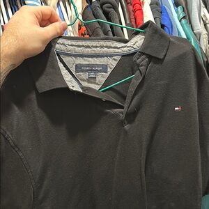 Tommy Hilfiger Black Polo Shirt